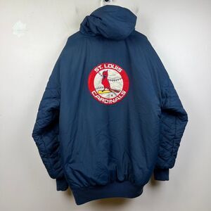 Vintage Starter MLB Navy St .Louis Cardinals Puffer Jacket Size XL